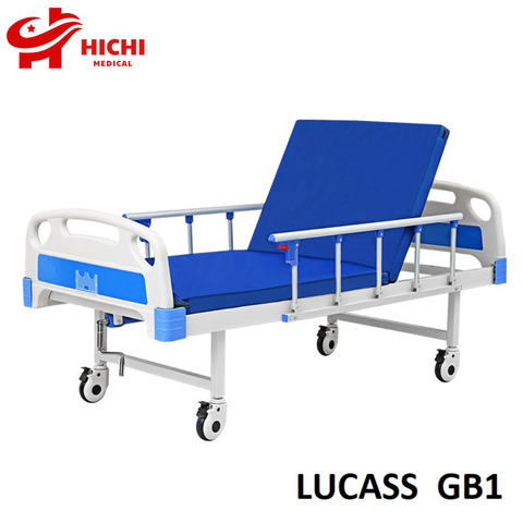 Giường Bệnh Nhân Lucass GB1 - Giường Y Tế 1 Tay Quay