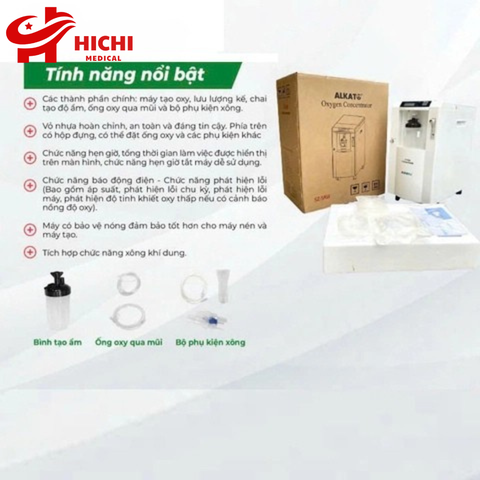 Máy Tạo Oxy Công Nghệ Nhật Bản Alkato 5 Lít kiểu mới 2024