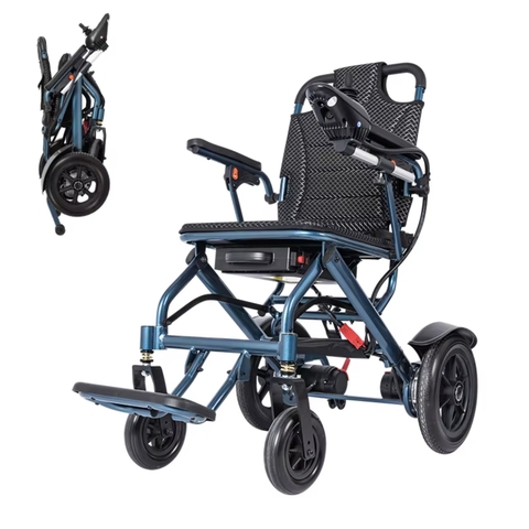 Xe Lăn Điện Cao Cấp - Siêu Nhẹ 18kg, Gấp Gọn, An Toàn