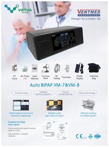 Máy trợ thở Ventmed VM-8 ST30