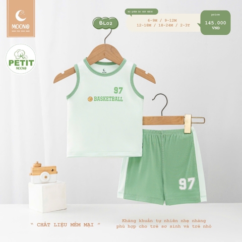 Bộ xát nách Moon BL02  (6m-4y)