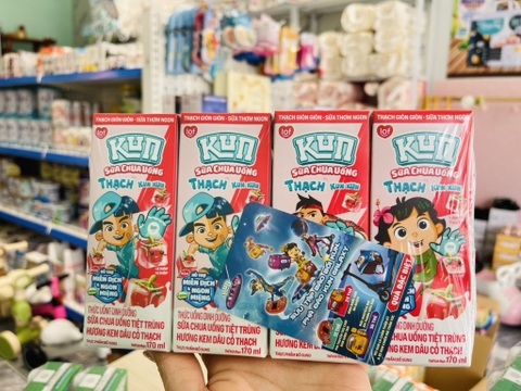 SCU Kun hương dâu có thạch 170ml-hộp