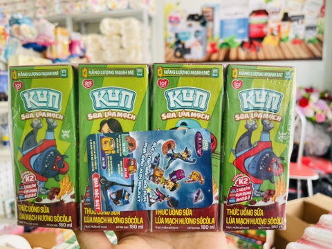 sữa kun socola lúa mạch 180ml- hộp