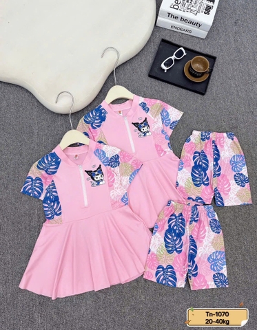 set bơi bé gái kurumi ( 14-28kg)