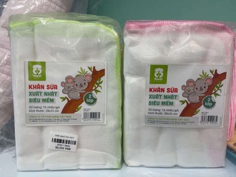 Khăn sữa 2 lớp mippi
