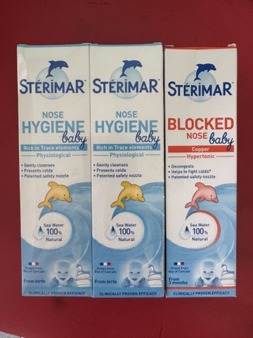XỊT MUỐI BIỂN STÉRIMAR KHÁNG VIÊM CÁ HEO (MÀU CAM) - 100ML
