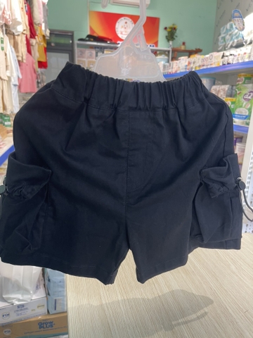 Quần ngố bé trai đen K001
