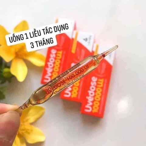Vitamin D3 liều cao Uvedose 100000 UI