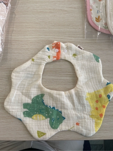 yếm tròn muslin win