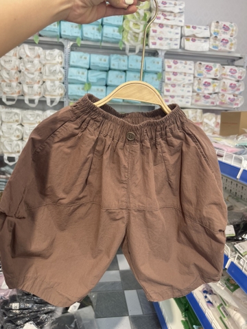 Quần ngố nâu bé trai 6539