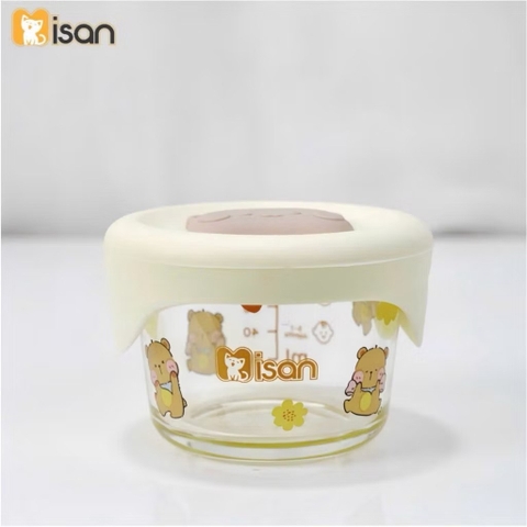 Hũ thuỷ tinh trữ đông hoạ tiết Misan