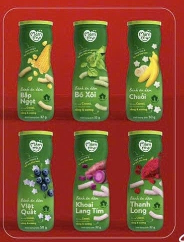 Bánh ăn dặm măm my hũ 32g