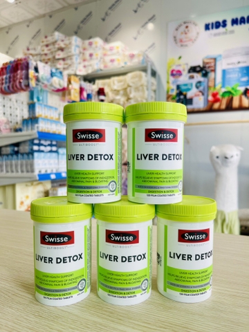 Viên uống thải độc gan Swisse Ultiboost Liver Detox 120 viên