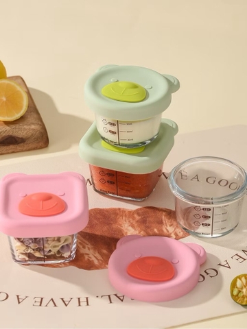 Sét 3 hũ thuỷ tinh trữ đông Body Bowl