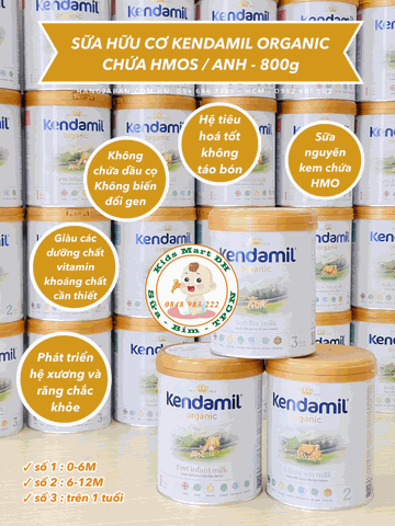 Sữa Kendamil Organic số 1 800g (0 - 6 tháng)