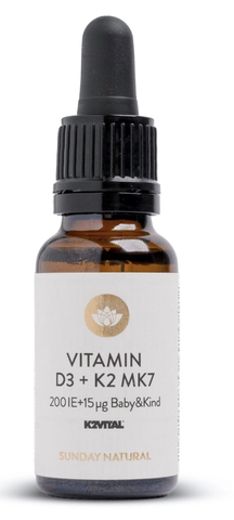 Vitamin D3K2 MK7 Sunday Natural 20ml của Đức