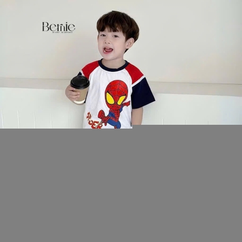 Bộ spider -man xanh xát nách (80-120)