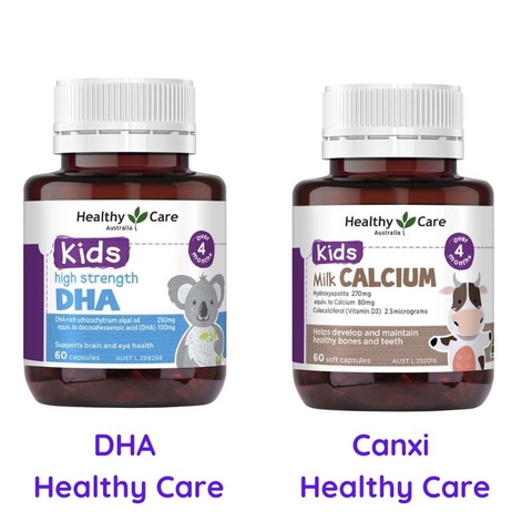 Combo Canxi + DHA HealthyCare