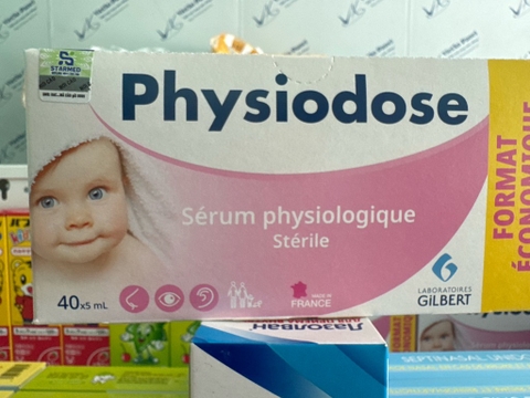 Muối sinh lý physiodose hồng (40ống)