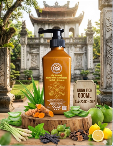 Sữa Tắm Nghệ Dưỡng Trắng Da Thảo Dược Hương Hồi Long