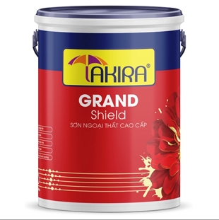 GRAND SHIELD High Cover Sơn ngoại thất che phủ cao, chống thấm, bền màu 5L