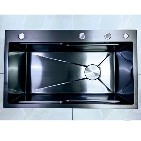 CHẬU RỬA 1 HỐ ĐÚC TO INOX 304 – MÃ 7846-A