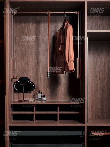 GIÁ MÓC TREO QUẦN ÁO NÂNG HẠ KHUNG HỢP KIM NHÔM, CÓ HỘP LỰC GIẢM CHẤN