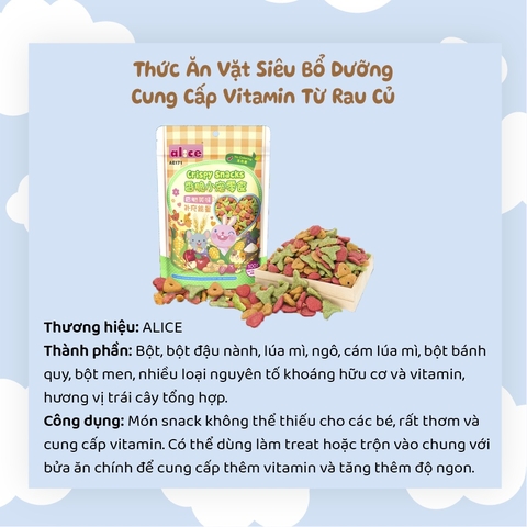 Thức Ăn Ngũ Cốc Cho Hamster, Thỏ, Bọ Ú, Chinchilla 100gr