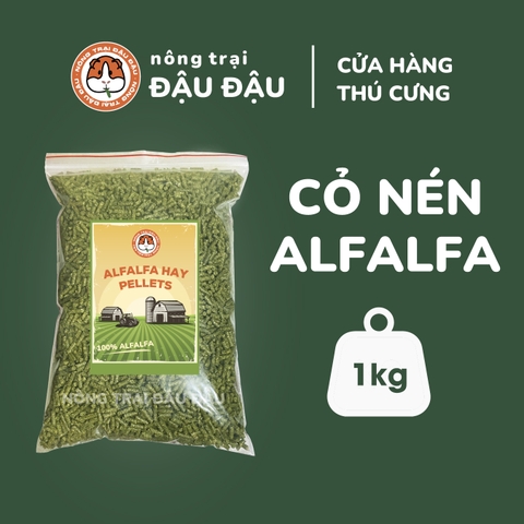 Cỏ Nén Alfalfa - 100% Alfalfa Nguyên Chất
