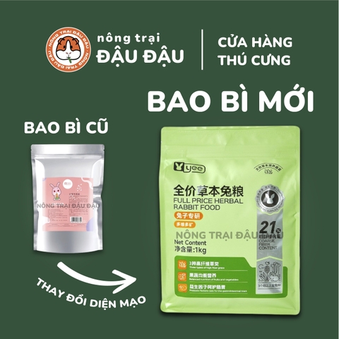 Cỏ Nén Cho Thỏ Hạt Phồng Yee Bổ Sung Rau Củ Giàu Chất Xơ Giảm Mùi Hôi 1kg