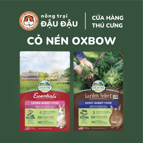 Cỏ Nén Oxbow Cho Thỏ Xuất Xứ Mỹ Túi Nguyên Hãng 2.25kg