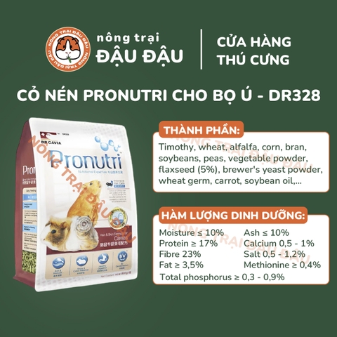 Cỏ Nén Pronutri Cho Bọ Ú - Chăm Sóc Lông & Da