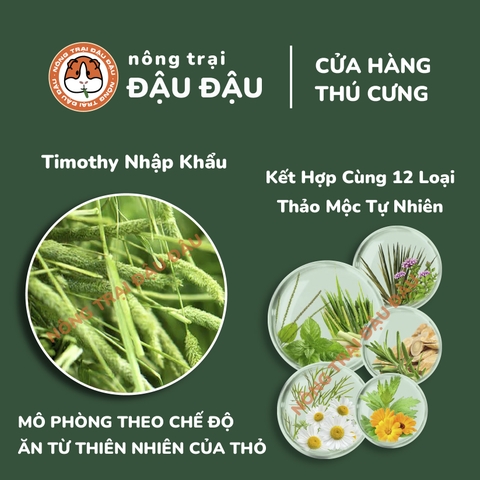 Cỏ Nén Pronutri Thảo Mộc Cho Thỏ