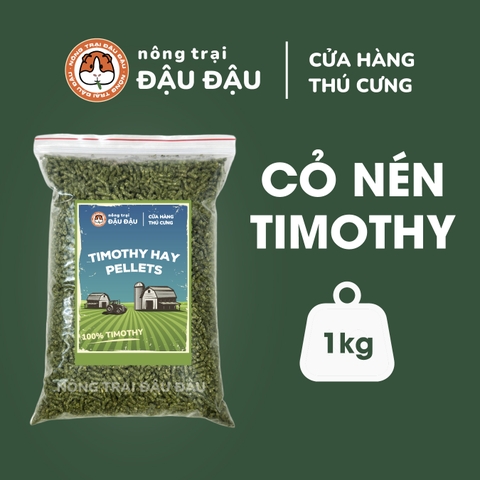 Cỏ Nén Timothy Cho Thỏ, Bọ Ú, Chinchilla, Rùa Cạn, Thú Nhỏ 100% Timothy Nguyên Chất