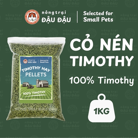 Cỏ Viên Timothy - Hạt Lớn 6mm - Bịch 1kg