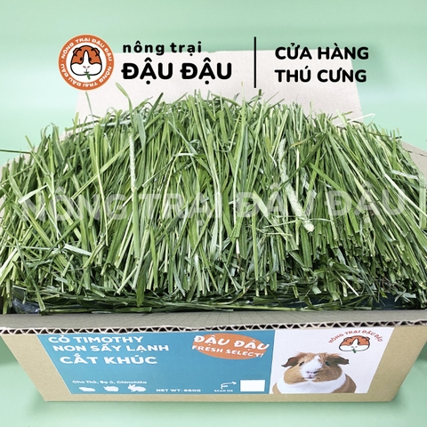 Cỏ Timothy Sấy Lạnh 50% Lá Cắt Khúc - Đậu Đậu Fresh Select