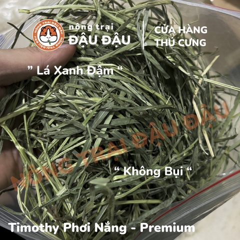Cỏ Timothy Cho Bọ Ú, Thỏ, Chinchilla Timothy Phơi Nắng Không Bụi 500g