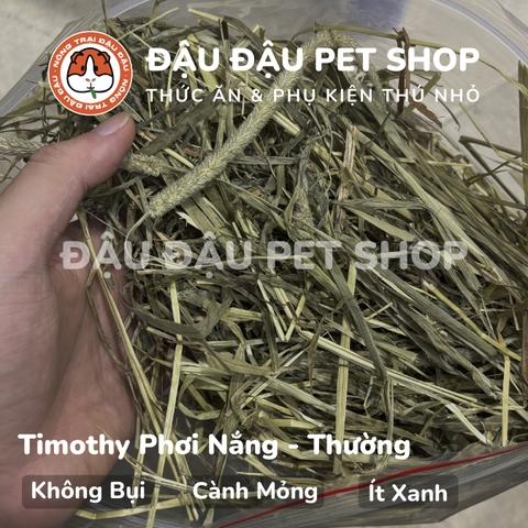 Cỏ Timothy Cho Bọ Ú, Thỏ, Chinchilla Timothy Phơi Nắng Không Bụi 500g