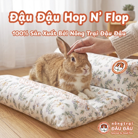 Đệm Nằm Cho Thỏ, Bọ Ú, Chuột Lang, Mèo, Chó Nhỏ Hop N’ Flop Nông Trại Đậu Đậu