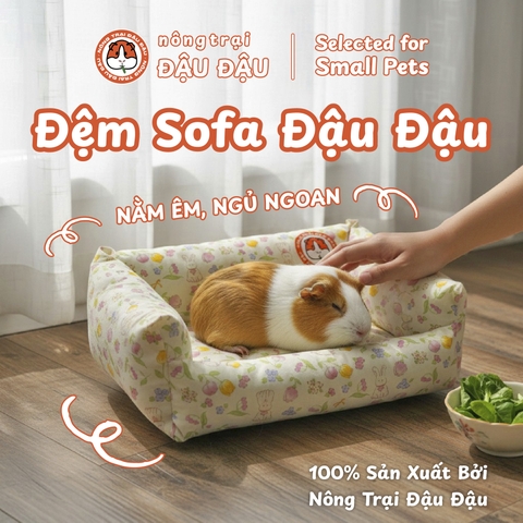 Đệm Sofa Cho Bọ Ú, Thỏ, Chó, Mèo, Thú Nhỏ Đệm Vải Thoáng Mát Phù Hợp 4 Mùa