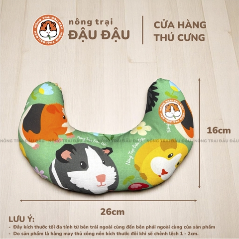 Gối Nằm Đậu Đậu Chuyên Dụng Cho Bọ Ú, Thỏ, Thú Nhỏ, Chó, Mèo