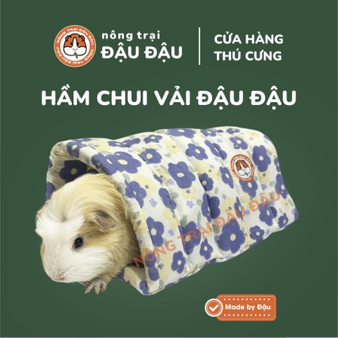 Hầm Chui Cho Bọ Ú Chuột Lang, Hamster Hầm Chui Vải Đậu Đậu