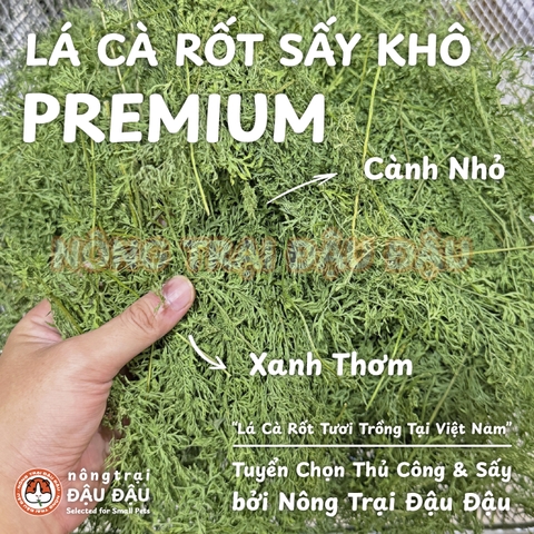 Lá Cà Rốt Sấy Khô