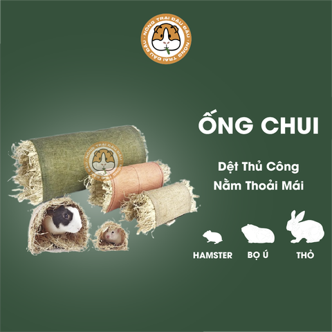 Ống Chui Cho Bọ Ú, Thỏ, Hamster Đường Hầm Chui Trú Ẩn