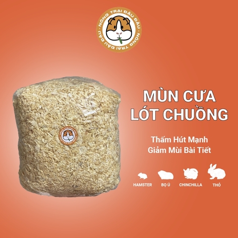 Mùn Cưa Lót Chuồng Cho Thỏ, Bọ Ú, Hamster, Chinchilla 1kg