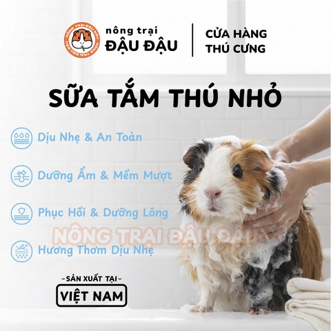 Sữa Tắm Pawie Cho Bọ Ú, Nhím, Chồn Sương, Thú Nhỏ 300ml