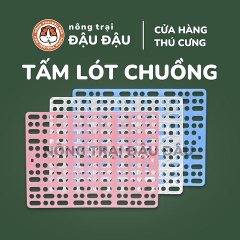 Tấm Lót Chuồng Cho Thỏ, Bọ Ú, Thú Nhỏ Chống Đau Chân Hạn Chế Kẹt Phân