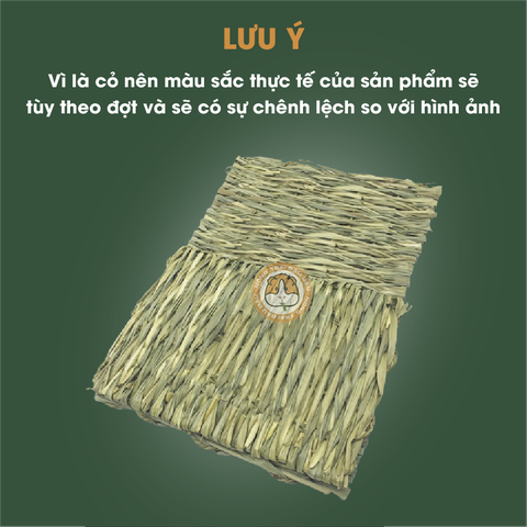 Thảm Cỏ Cho Thỏ, Bọ Ú, Chinchilla Dệt Thủ Công
