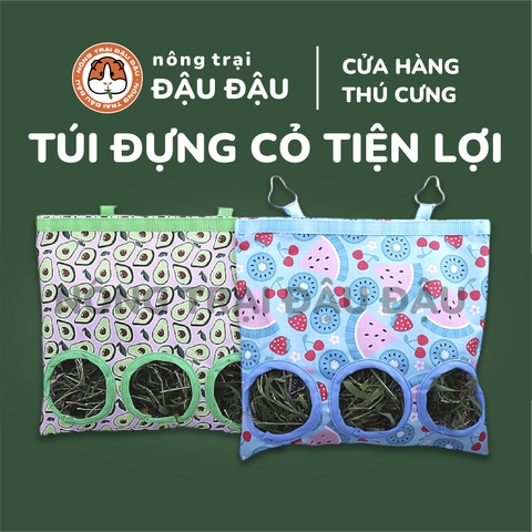 Túi Đựng Cỏ Khô Cho Thỏ, Bọ Ú, Chinchilla Tiện Lợi