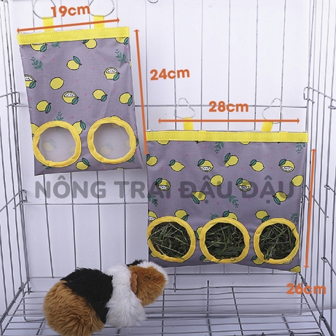 Túi Đựng Cỏ Khô Cho Thỏ, Bọ Ú, Chinchilla Tiện Lợi